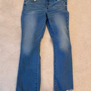 American Eagle High Rise Skinny Kick Jean Size 18 Regular